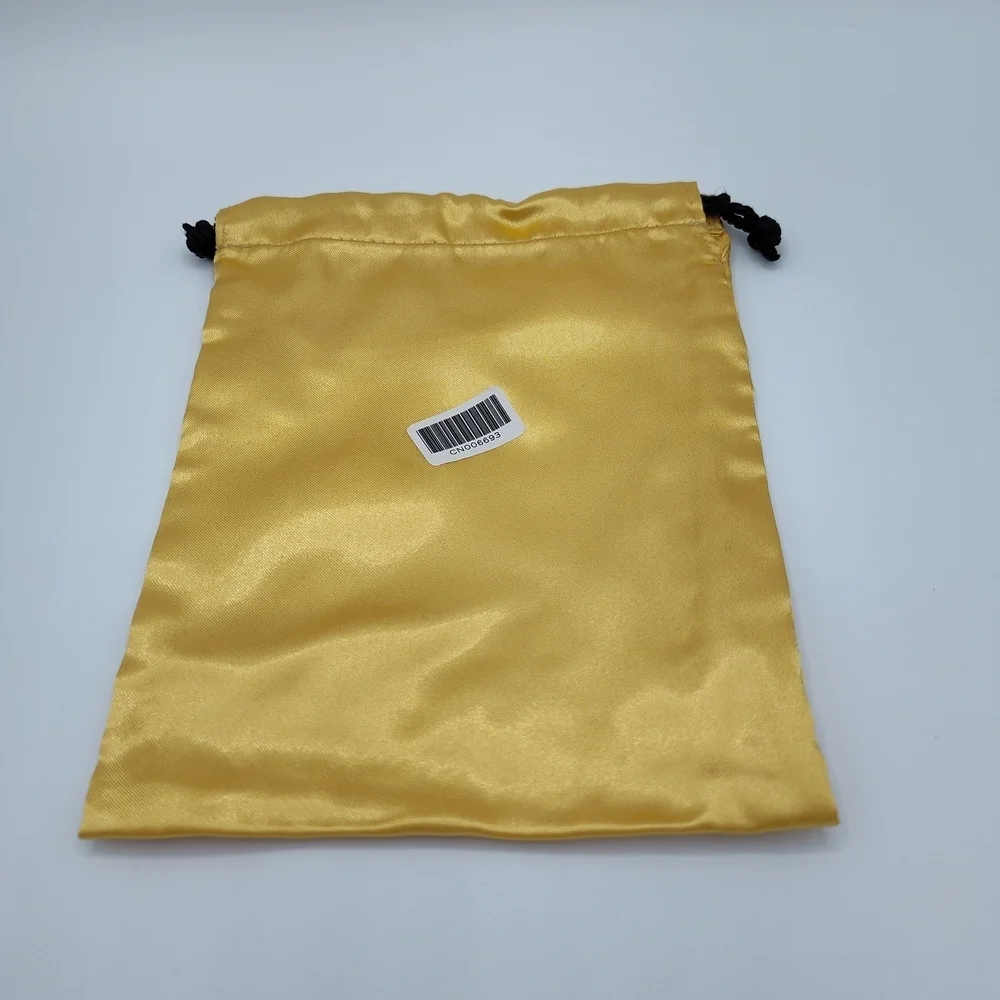 Authentic CHANEL Sublimage Gold Satin Drawstring Dust Bag Pouch – 6x8 Bag